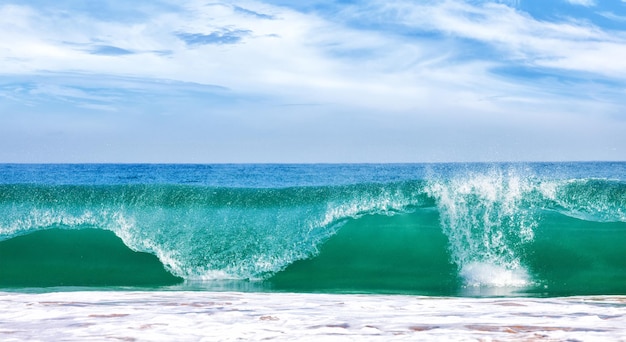 Big wave in ocean