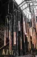 Photo big wind chimes