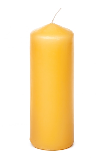 Big yellow candle