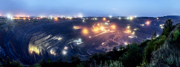 Photo the biggest open pit in europe