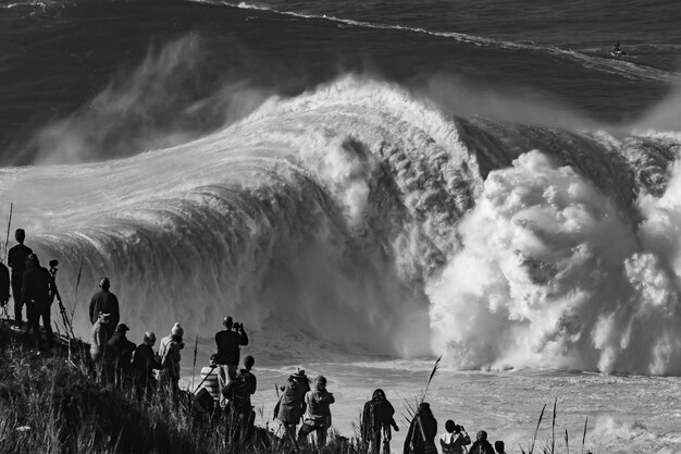 Foto le grandi onde - nazare