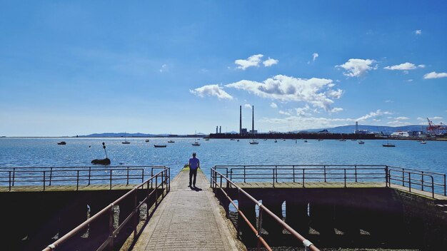 Foto bij de zee in ierland.