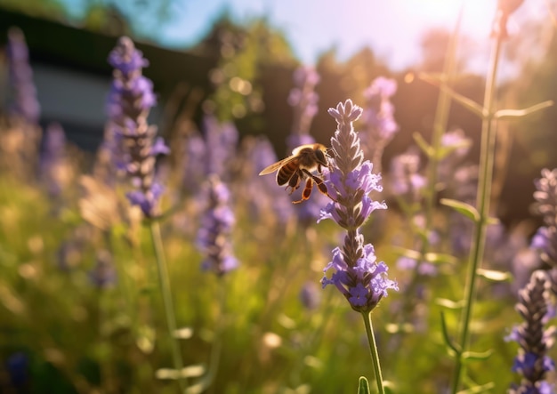 Bijen zijn gevleugelde insecten die nauw verwant zijn aan wespen en mieren