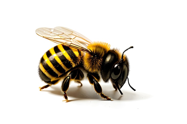 Bijenwitte achtergrond