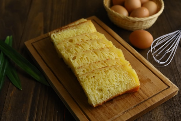 Bika Ambon Indonesian honeycomb cake