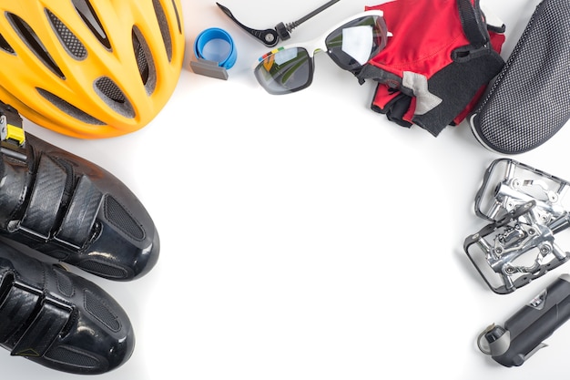 Foto gli accessori sportivi per bici e ciclismo