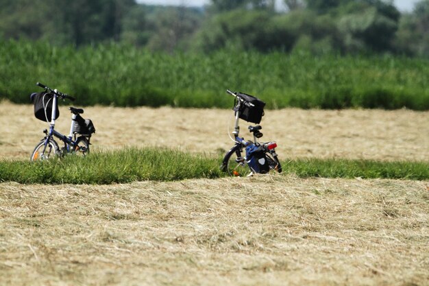 Photo bike on field