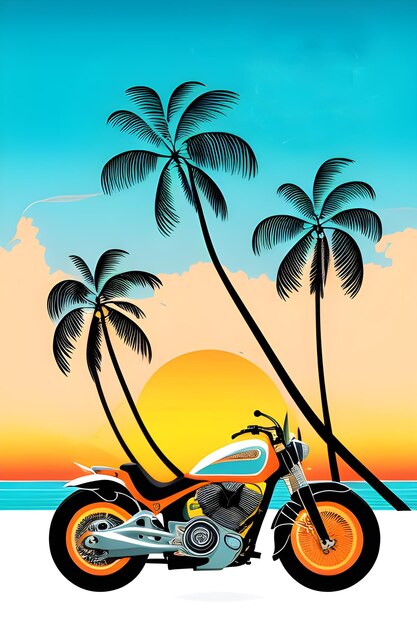 bike graphic logo illustration