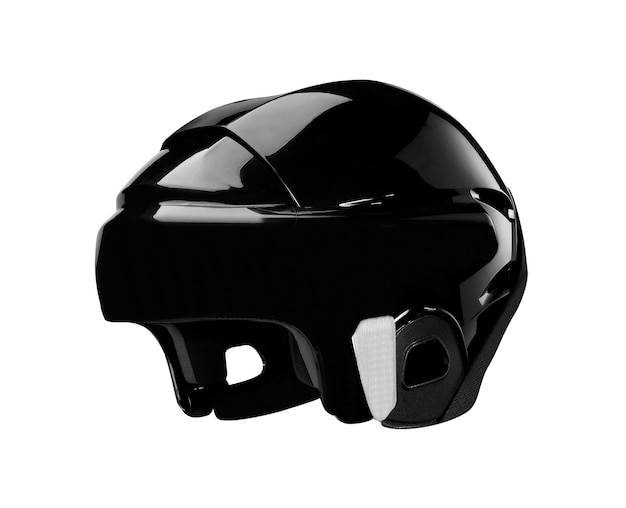 Bike helmet on white background