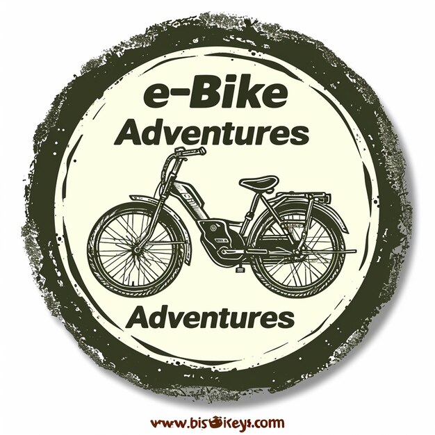 Photo bike logo template