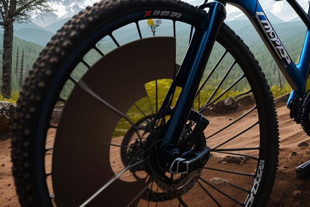 A bike wheel with the xx logo on it