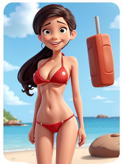 bikini cartoon meisje