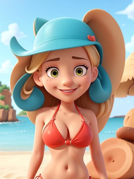 bikini cartoon meisje