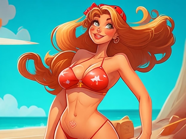 bikini cartoon meisje