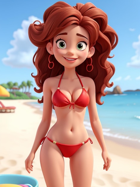 bikini cartoon meisje