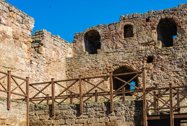 Bilhorod-Dnistrovskyi or Akkerman fortress, Odessa region, Ukraine, on a sunny spring morning