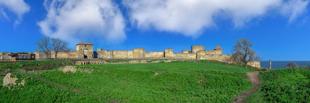 Белгород-Днестровский или Аккерманская крепость, Одесская область, Украина, солнечным весенним утром