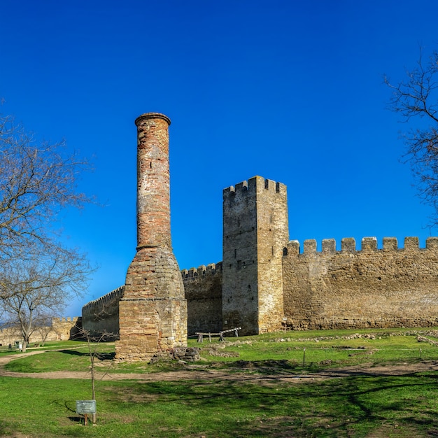 Bilhorod-Dnistrovskyi or Akkerman fortress, Odessa region, Ukraine, on a sunny spring morning