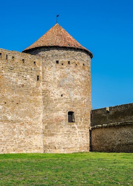 Bilhorod-Dnistrovskyi of Akkerman fort, regio Odessa, Oekraïne, op een zonnige lenteochtend