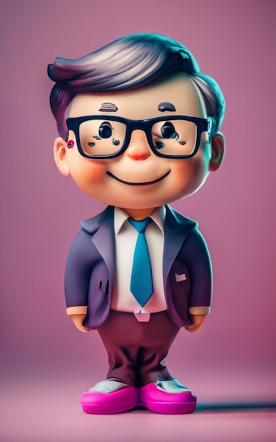 Bill gates cartoon character