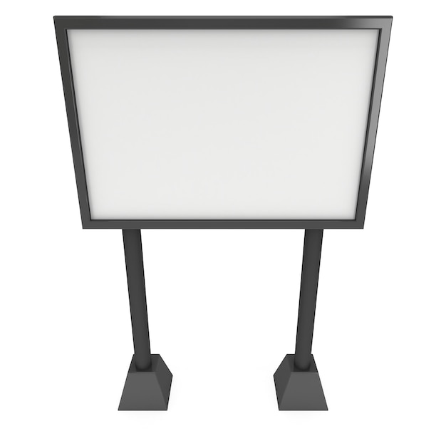 Photo billboard black for outdoor advertising poster