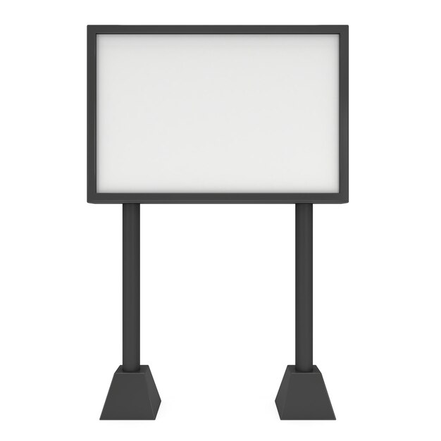 Photo billboard black for outdoor advertising poster