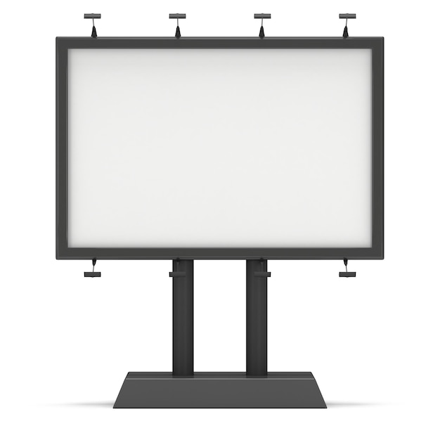 Photo billboard black for outdoor advertising poster