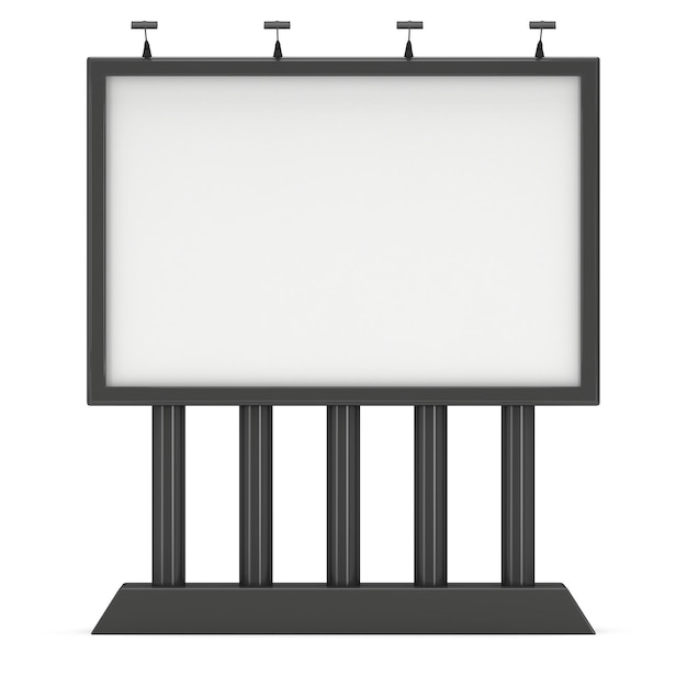 Photo billboard black for outdoor advertising poster