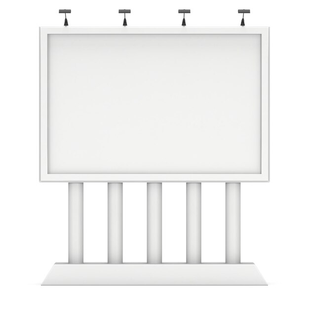 Photo billboard blank for outdoor advertising poster