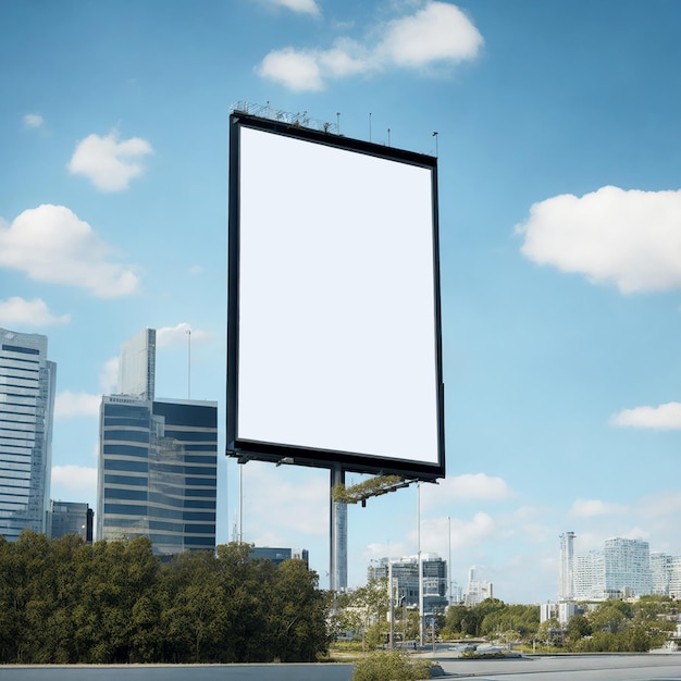 billboard blank for outdoor advertising for your commercial information