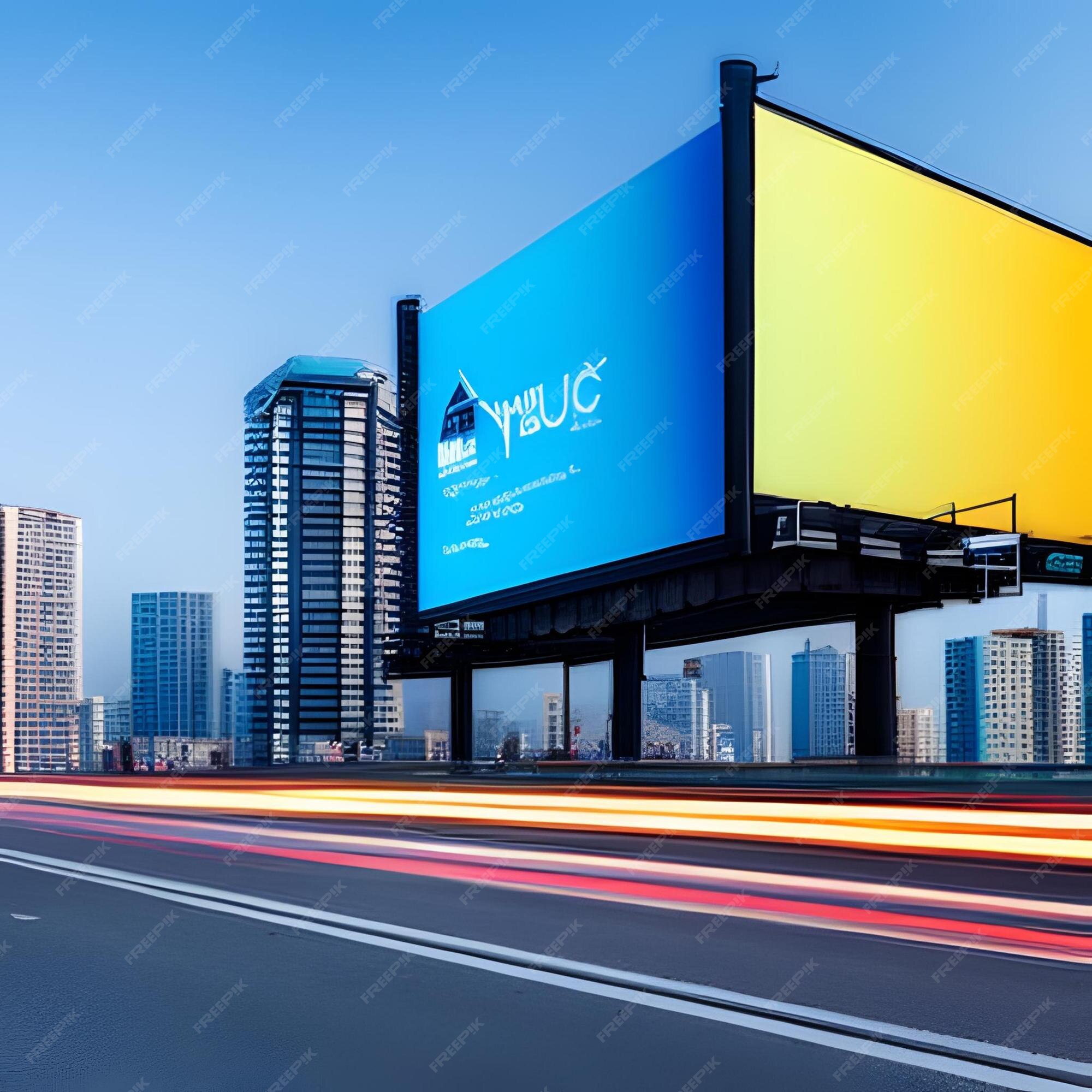 Premium AI Image A Billboard For The Crosstown Is On A Highway premium-ai-image-a-billboard-for-the-crosstown-is-on-a-highway