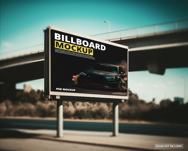 Billboard mockup for advertising