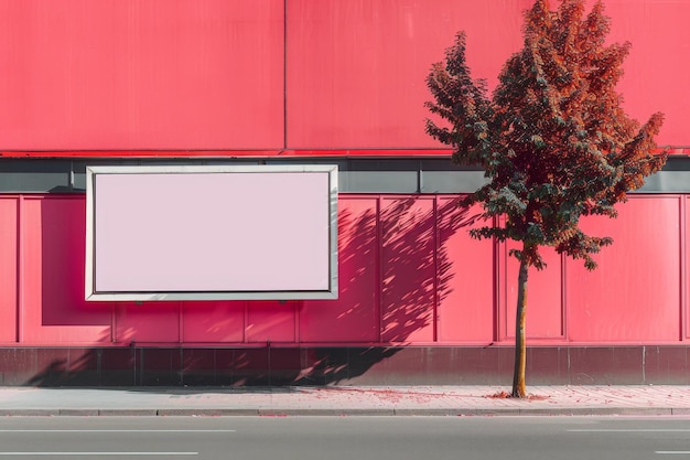 Billboard Mockup Blank Outdoor Advertise Street Bill Board Empty Banner with Copy Space