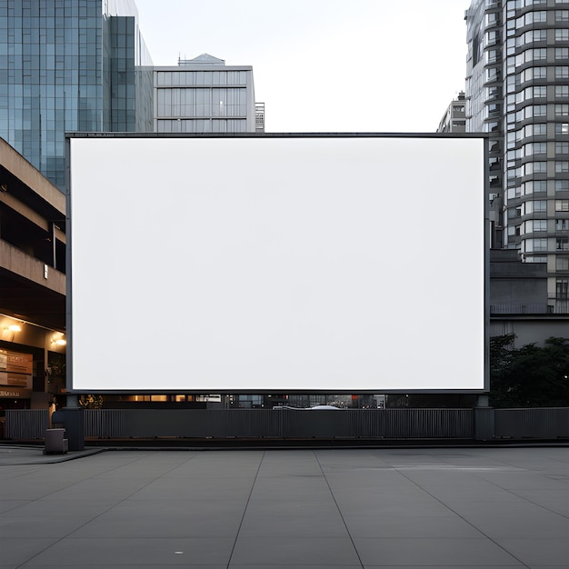 Billboard mockup buiten Outdoor reclameposter bij daglicht