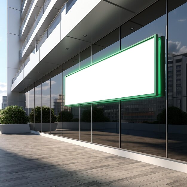 billboard mockup display outdoor