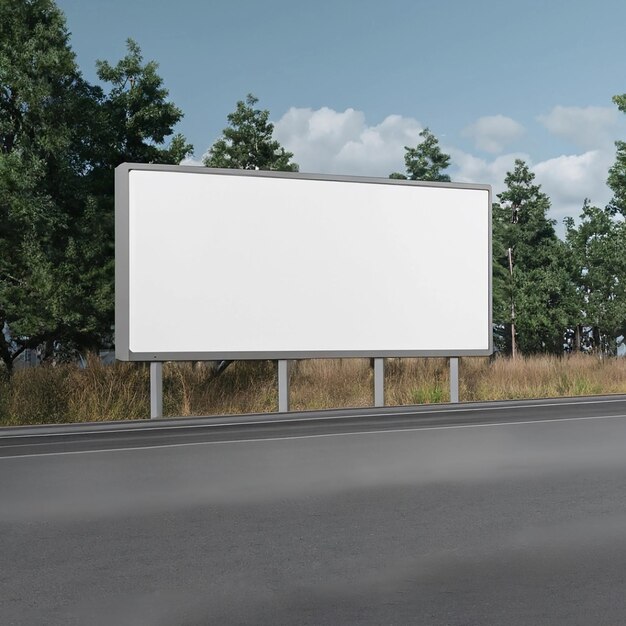 Photo billboard mockup