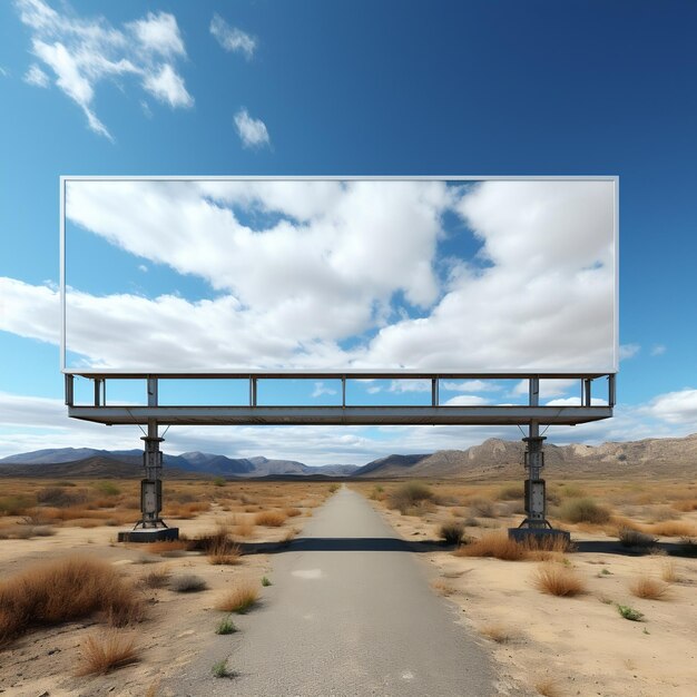 Photo billboard mockup