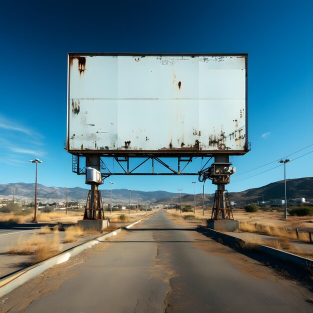 Photo billboard mockup