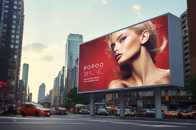 Foto billboard-model