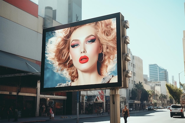 Foto billboard op straat