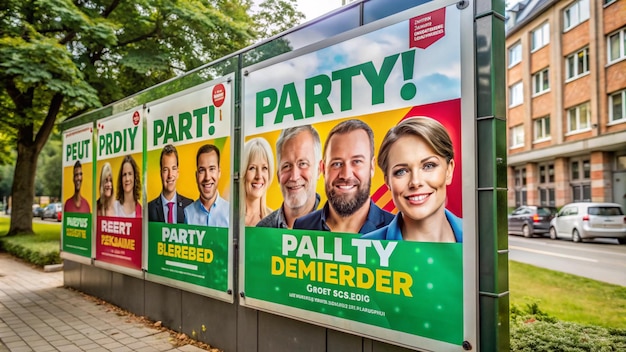 a billboard for party party called party party