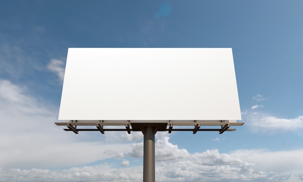 Billboard sign mockup template