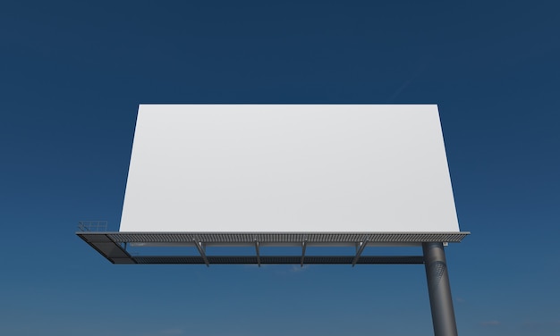 Billboard sign mockup template