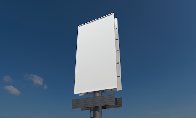 Billboard sign mockup template