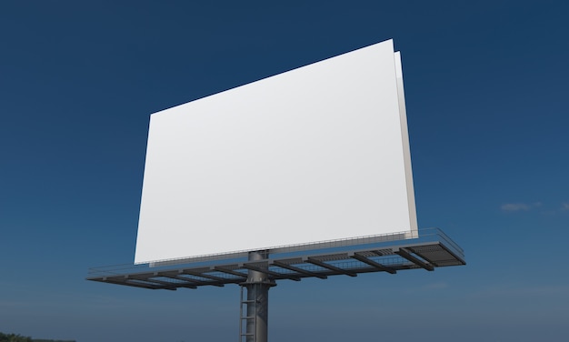 Billboard sign mockup template