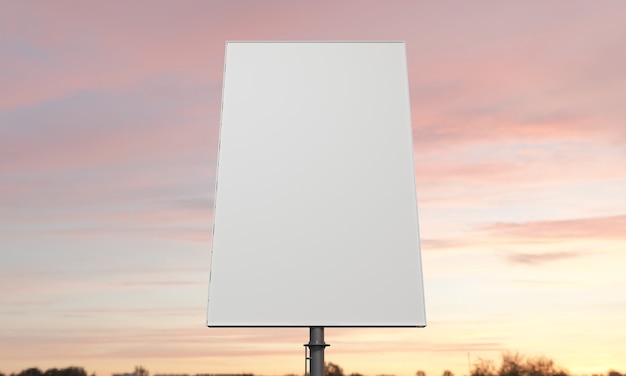 Billboard sign mockup template