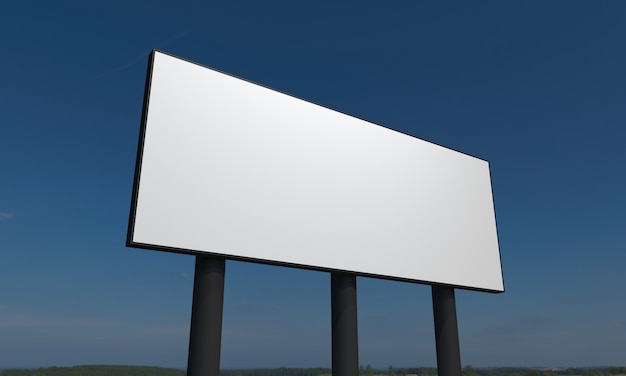 Billboard sign mockup template