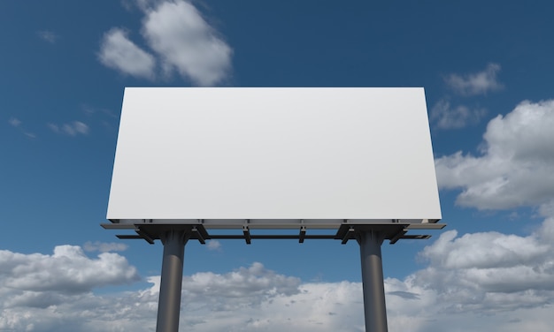 Billboard teken mockup sjabloon