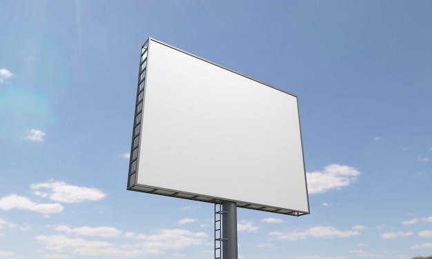 Billboard teken mockup sjabloon