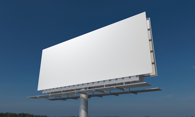 Billboard teken mockup sjabloon